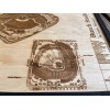 Decor Busch Stadium Wood Engraved Stadium Blueprint St. Louis Baseball