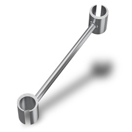 Nayoto Double Head Door Hinge Adjustment Tool, Door Hinge Tool Labor Saving, Door Adjustment Tool is Suitable for Fireproof Door, Anti-Theft Door, Flag Hinge (14 mm-18 mm)