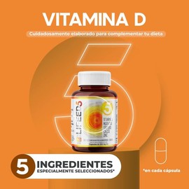 Multivitaminico Defensas LIFEED5 Vitamina D 60 dias con Magnesio Calcio Zinc Fosforo Aloe Vera
