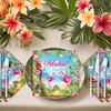 Pack of 50, Tropical Aloha Paper Napkins, Colorful Flamingo Parrot