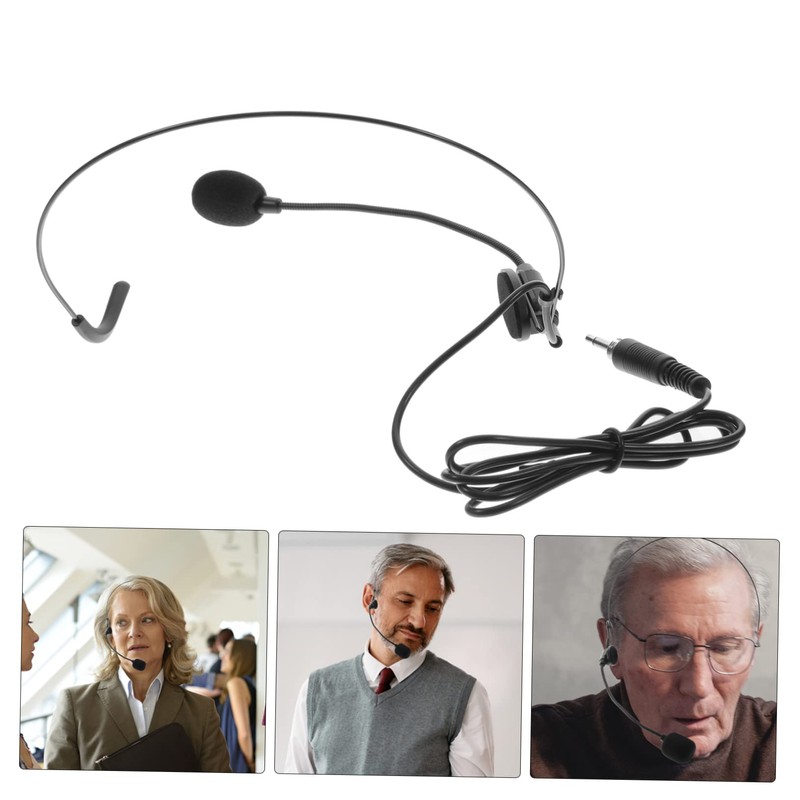 Gadpiparty Headset Microphone for Classroom Use Versatile Wired Microphone for