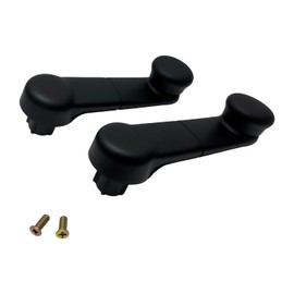 YCUPONE Manual Window Regulator Crank Handles Black F37Z-1023342-A Compatible with E-150 E-250 E-350 F-150 F-150 Heritage F-250 F-250 F-350 Ranger Windstar