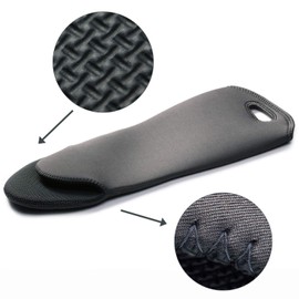 FUN LAVIE 1 PC Oven Mitt 4.5mm Neoprene Oven Glove Extra Long Non-Slip Heat Resistant