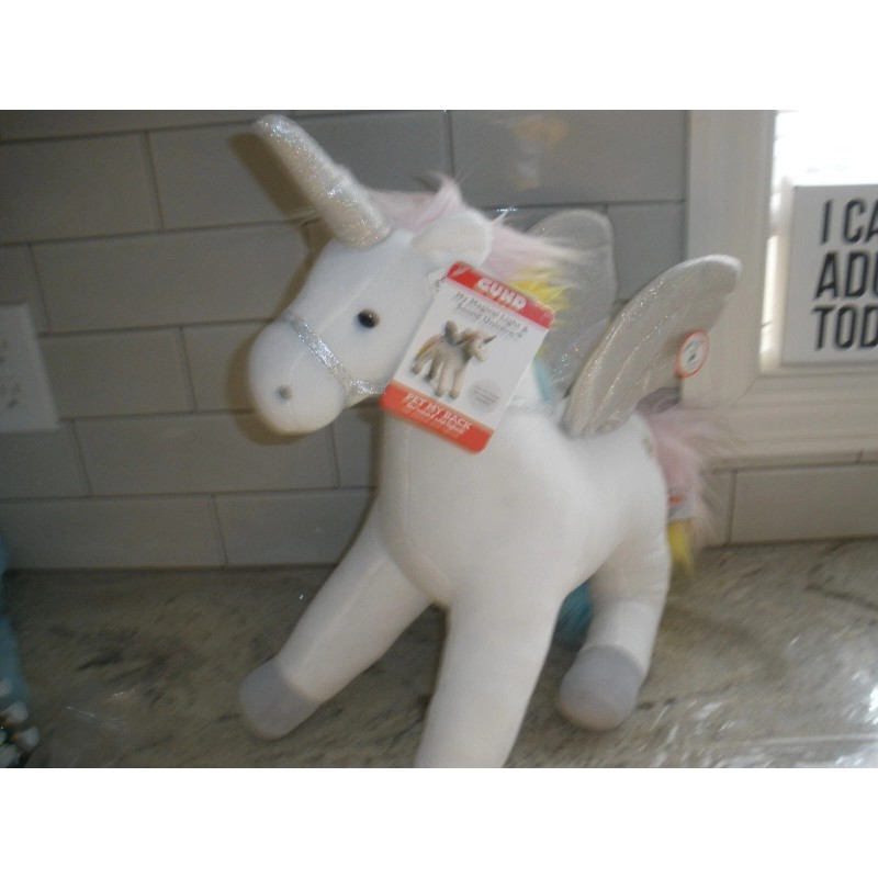 GUND NEW 16" Gund My Magical Light & Sound Unicorn