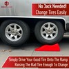 Beech Lane 5 1/2" Lift Tandem Tire Trailer Ramp, Quickly