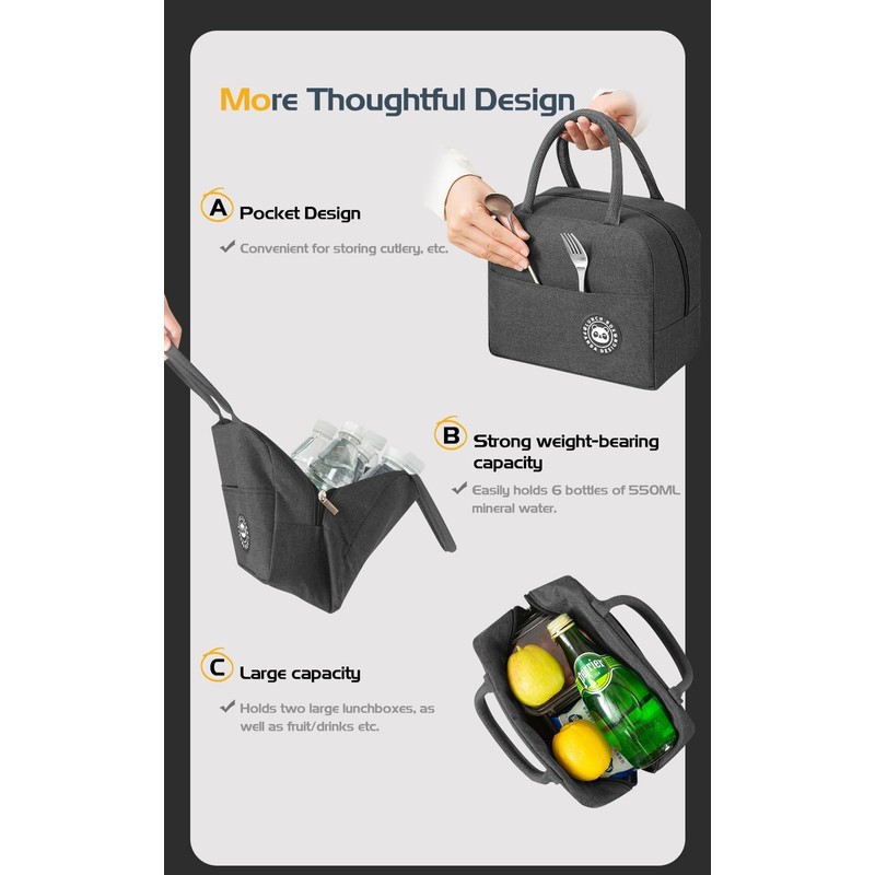 BRYN Cool Bag Small 5.6 L, Small Cool Bag, Foldable,
