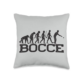 Boccie Ball Set Bocce Ball Evolution Designs Evolution Players Bocci Game Bocce Throw Pillow, 16x16, Multicolor