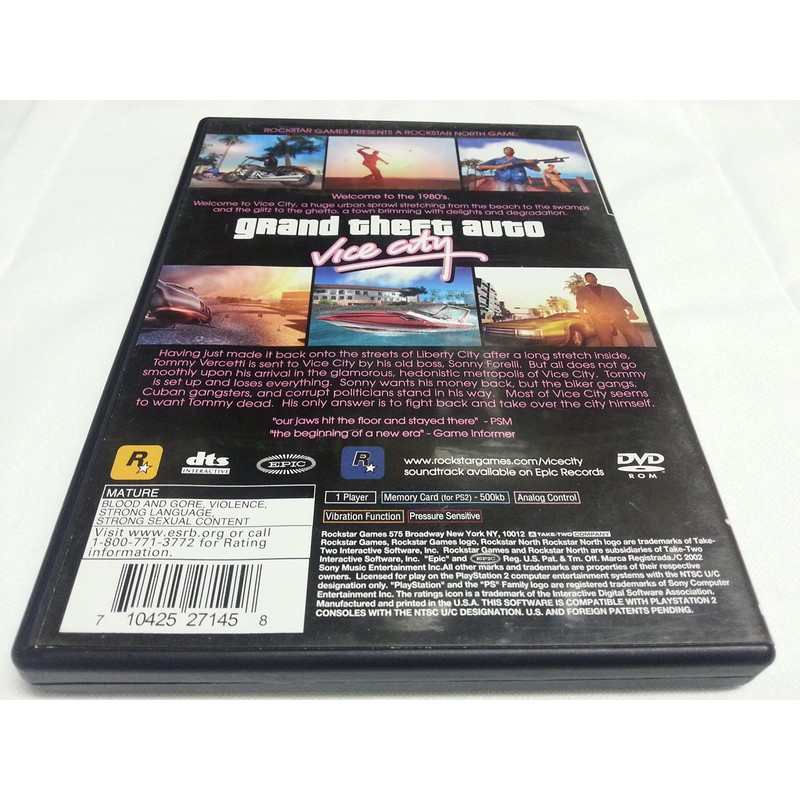 Grand Theft Auto: Vice City (PS2)