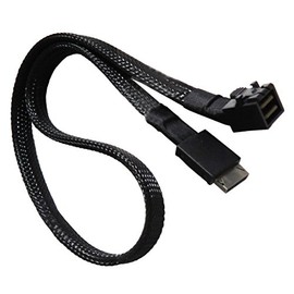 Micro SATA Cables|Mini SAS SFF-8643 to SFF-8611 Oculink Cable - 20 Inches