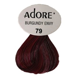 Adore Semi-Permanent Haircolor 4 Ounce (118ml) (6 Pack) 079 Burgundy Envy