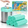 5 Gallon Trash Bags Biodegradable Unscented - Green Small Garbage