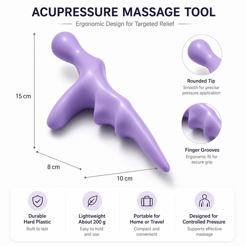 Handheld Foot Massage Tool Set for Relaxation – 3-Piece Pressure