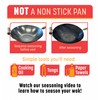 JOYCE CHEN Classic Series 14-Inch Carbon Steel Wok with Birch
