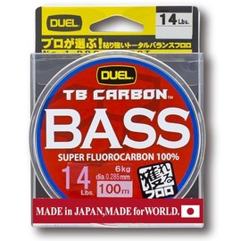DUEL Line (Fluorocarbon): TB CARBON Bus 328.4 ft (100 m) 14 Lbs. : Natural Clear