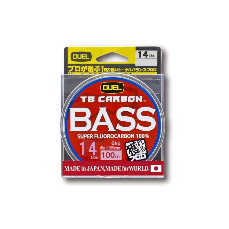 DUEL Line (Fluorocarbon): TB CARBON Bus 328.4 ft (100 m)