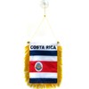 Costa Rica Flag Car Window Hanging Pennant