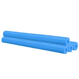 PATIKIL Pipe Insulation Foam Tube, 4Pcs 25"Lx1"IDx0.75"T No Adhesive Pole Wrap Pipe Cover Pool Noodles Multi-Purpose Soft Foam Tubing for Handle Outdoor Swimming Pool, Water Pipes, Blue