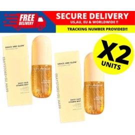 Grace and Glow Daisy Hair Vitamin Mist - Hair Perfume Serum Volumizing Spray X 2