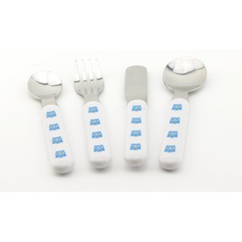SmileKIDZ ~ OLLIE OWL ~ Deluxe 7 Piece Eating Set ~ Includes Plate, Bowl, Tumbler and 4 Piece Cutlery Set