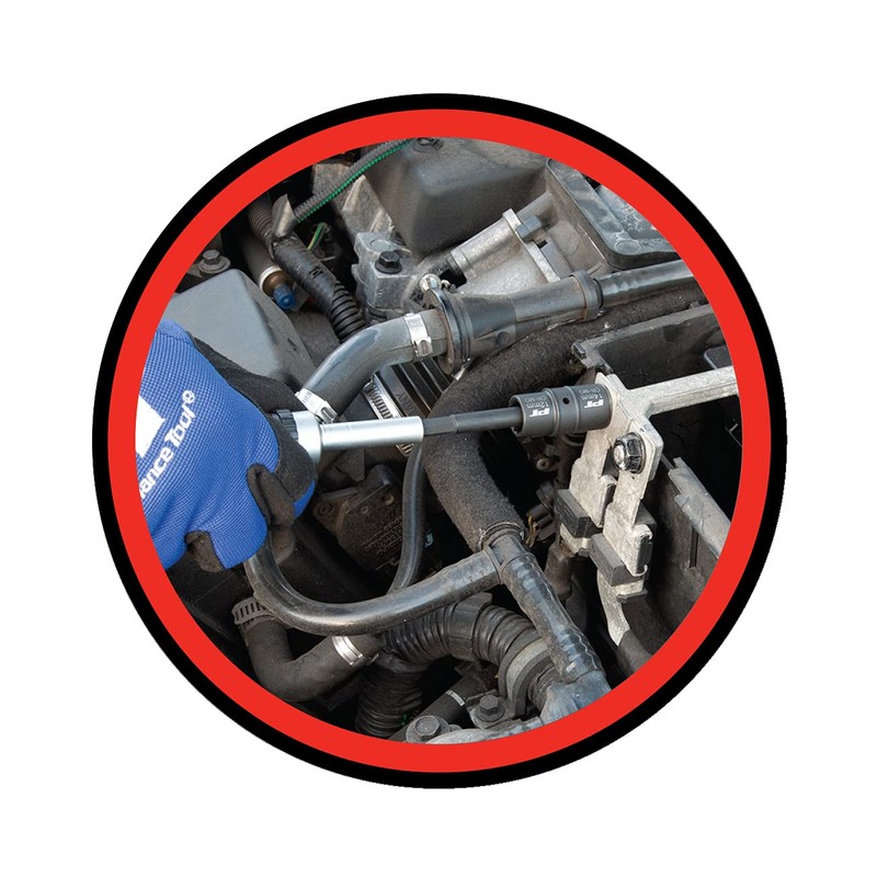 Performance Tool M587C 1/2-Inch Drive Flip Socket - Universal Design