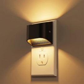 2 Paquete Luz Nocturna Enchufable, Sensor de Luz, 3000K