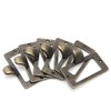 JUNESUN 6x Handle File Name Card Cabinet Label Holder Antique