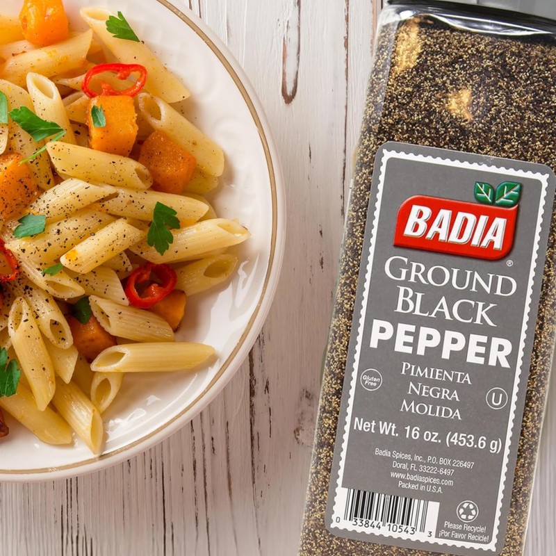 Badia Ground Black Pepper, 16 oz – Pure, Bold &