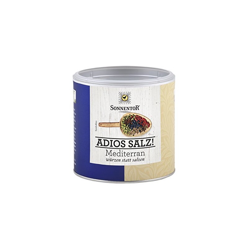 Sonnentor Adios Salt Mediterranean Vegetable Mix Gastro Can Small Organic