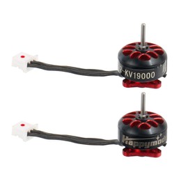 HAPPYMODEL 2PCS EX0802 19000KV 1s Brushless Motors CW CCW 1.0mm Shaft for Mobula6 HD FPV Racing Drone Frame Kits (CW)