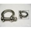Secure Fix Direct 20mm Bow Shackle With Screw Collar Pin 316 Stainless Steel - A4 Rigging Connect