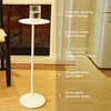 RhymiDot Premium Round Small Pedestal Side Table, End Table, Mini
