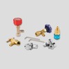 Lichamp A/C R134A Refrigerator Freon Recharge Kit with Bullet Piercing