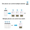 MHCOZY Tuya App Smart WiFi Control Switch, 30A Max Output,Add