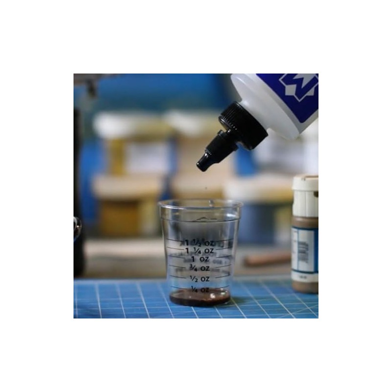 Micro-Mark Airbrush Paint Thinner, 8oz - Made in USA Acrylic