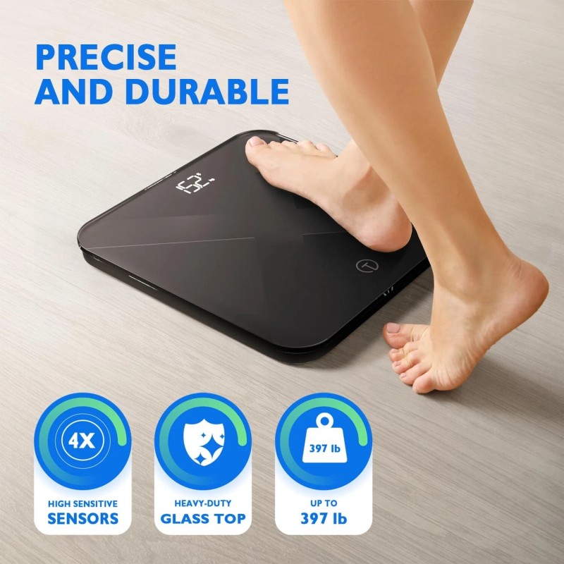 T Electronics Digital Scale for Body Weight and BMI with