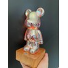 Wireless Crystal Bear Night Light 3D Glass Bedside Lamp Colorful
