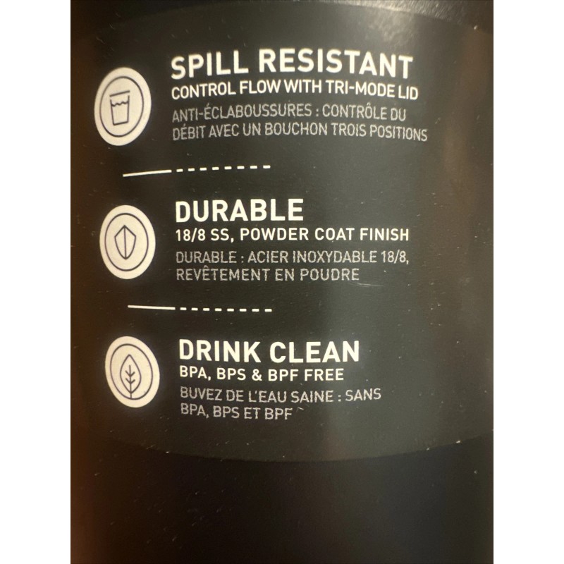 Camelbak 2390001085 Horizon 30 oz Tumbler, Insulated Stainless Steel Black