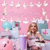 3pcs Goose Theme Garlands Banner Cute Farm Animal Geese Party