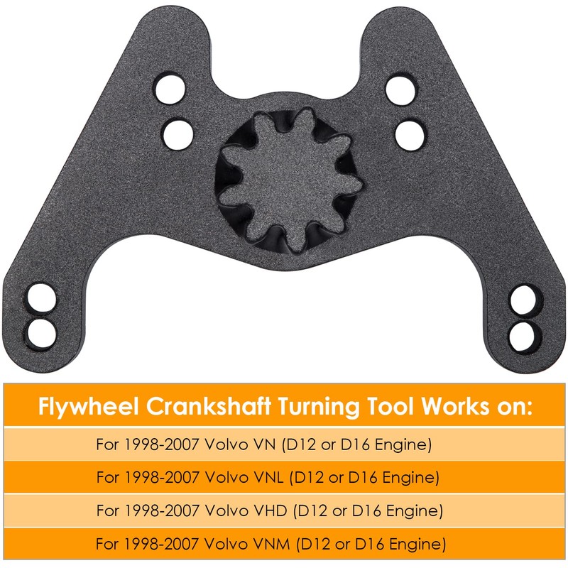 Crank/Flywheel Crankshaft Turning/Barring Tool for Volvo D12, D16 1998-2007 Engines