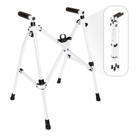 Stander Wonder Walker Lite Short, Lightweight Junior Folding Mobility Aid for Petite Adults, Seniors, and Elderly, Collapsible Travel Assistant with Rubber Feet for Support, Vivid White