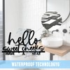 Black Bathroom Wall Decor Farmhouse Style Hello Sweet Cheeks Sign