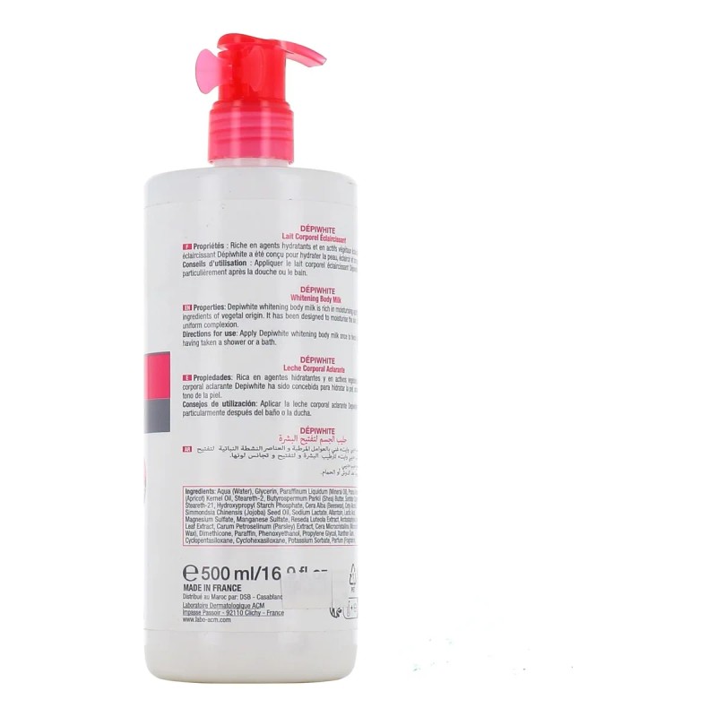 Crema Despigmentante Aclarante Depiwhite Acm Corporal 500ml