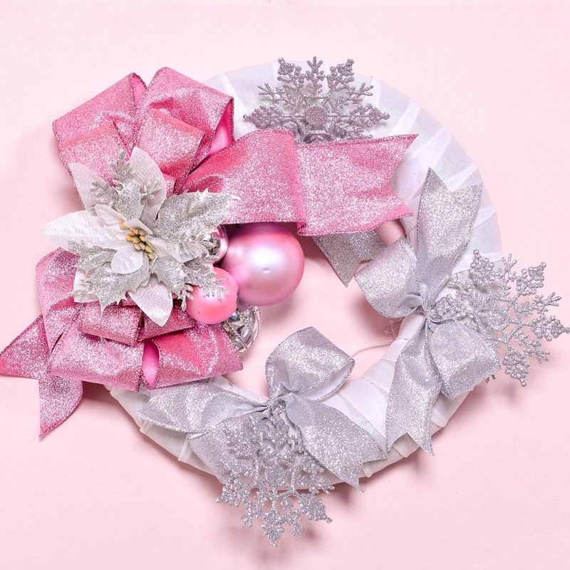 YAMA Glitter Wired Ribbon, Yellow Gold, 2-1/2 inch x 20