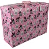 The Pescara Collection Pink Cats print Extra Large Storage Bag
