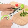 Herb scissors, Multipurpose Cutting Shears with 5 Blade Kitchen Salad