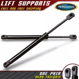 Unbranded 2Pcs Rear Hatch Tailgate Lift Supports Struts for Mercury Capri 91-94 w/Spoiler