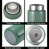 Small Flask, Cute Water Bottle, Vacuum Insulated Flask for Hot
