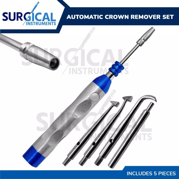 Surginstruments Automatic Dental Crown Remover Gun Set Surgical Oral Instruments