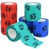 FGBNM Vet Wraps, 1"/2"/3" Self Adhesive Bandage Wraps, Non-Woven Pet