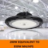 CHMLT 200W UFO LED High Bay Light,5000K 30000LM,High Bay Lighting